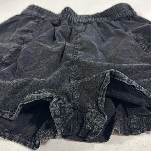 Free People Poplin Cotton Blend Shorts Black EUC XSmall Women’s - Picture 5 of 10